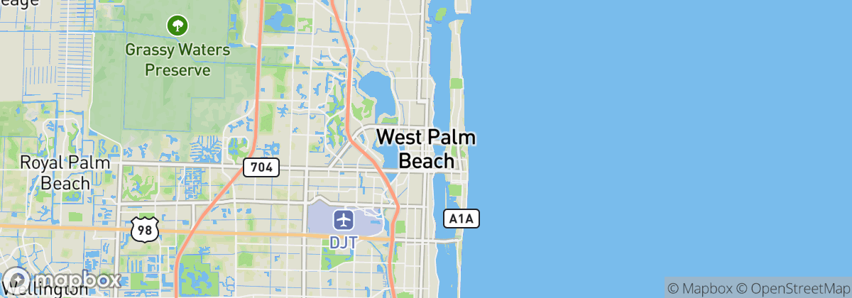 Map: West Palm Beach, FL