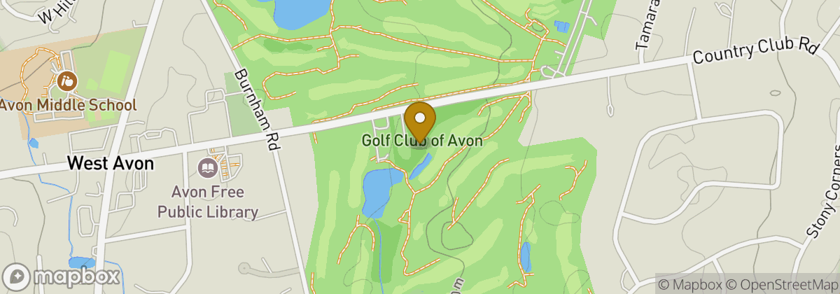 Map location: Golf Club of Avon