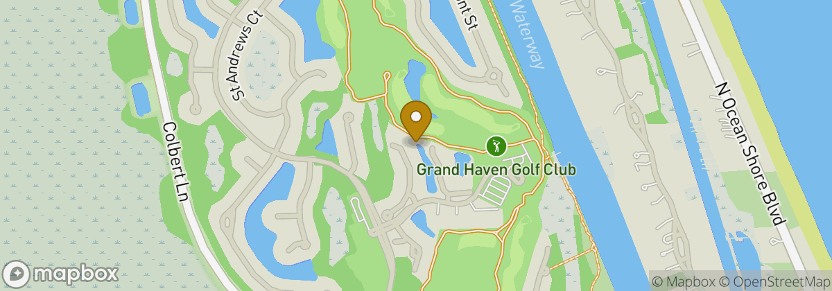 Map location: Grand Haven Golf Club