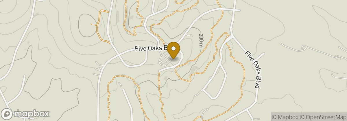 Map location: The Club at Five Oaks