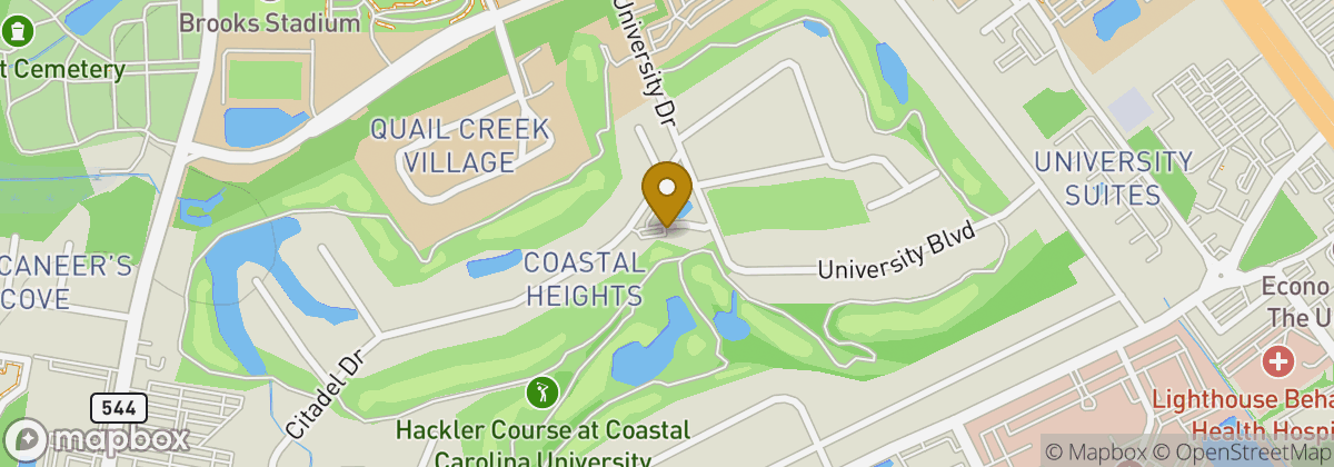 Map location: The Hackler Course at Coastal Carolina University