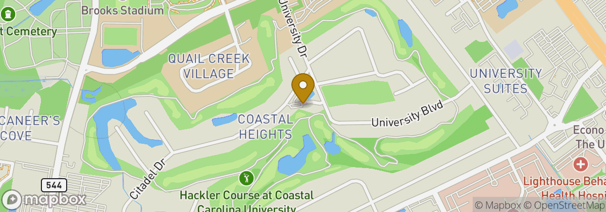 Map location: The Hackler Course at Coastal Carolina University