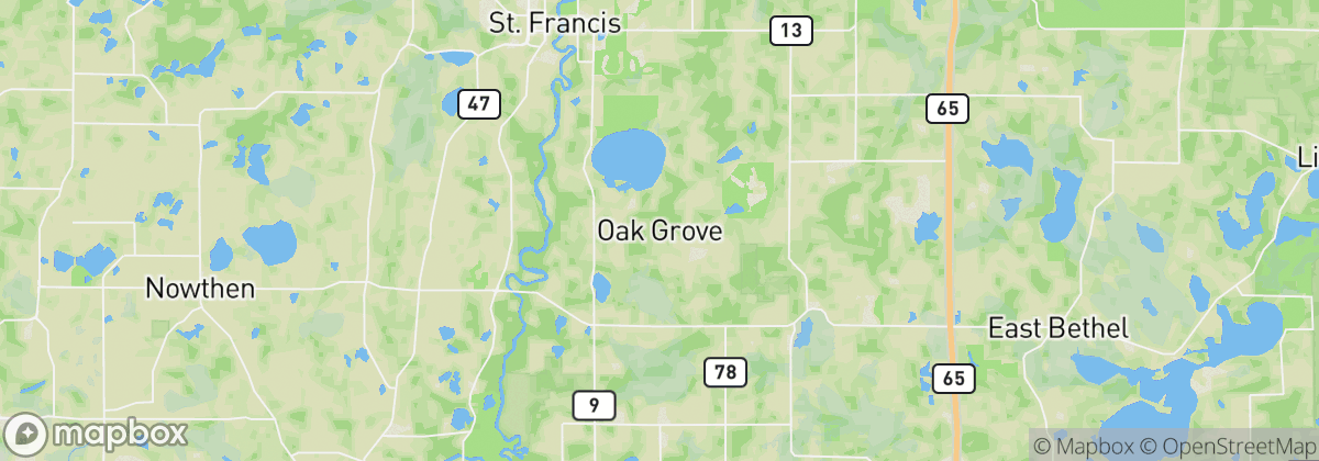 Map: Oak Grove, MN
