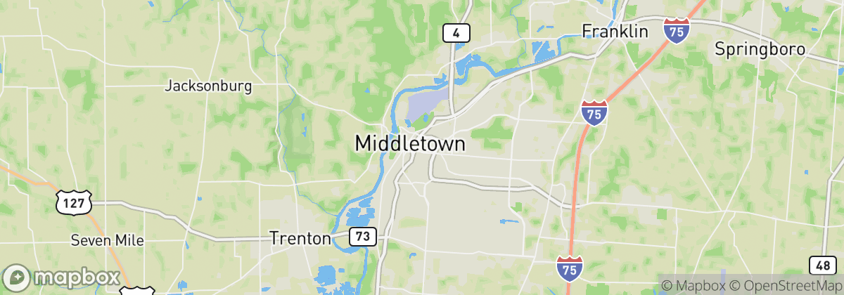 Map: Middletown, OH
