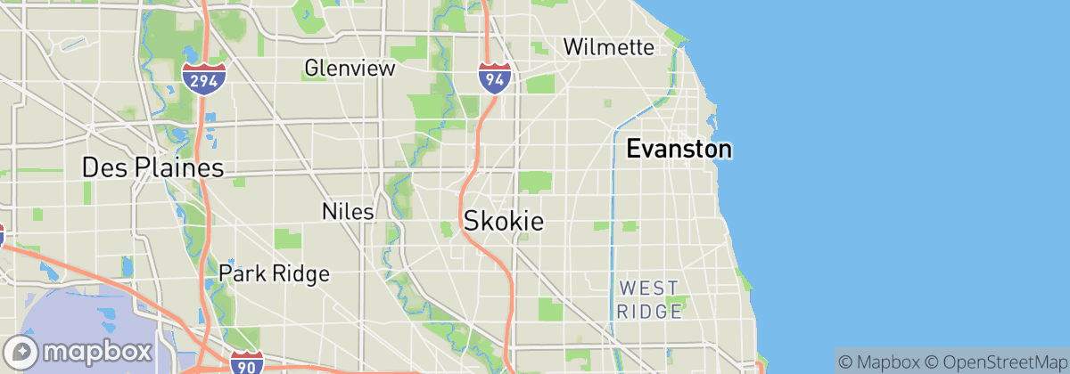 Map: Skokie, IL