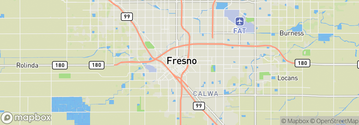 Map: Fresno, CA