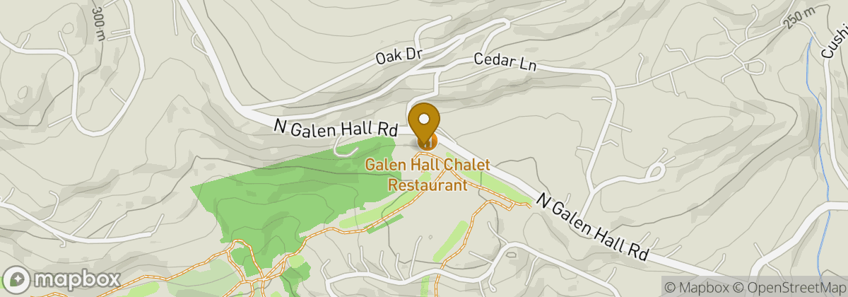 Map location: Galen Hall Golf Course