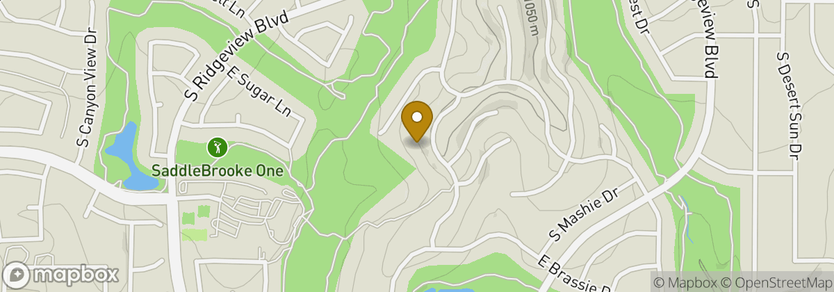 Map location: SaddleBrooke One