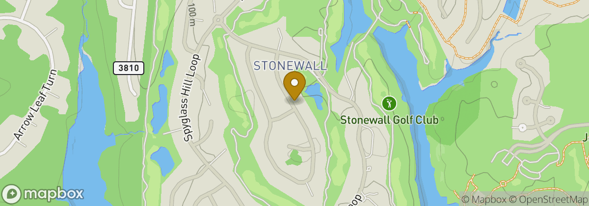 Map location: Stonewall Golf Club