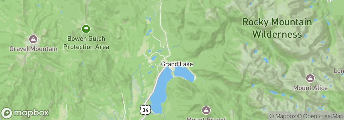 Map: Grand Lake, CO