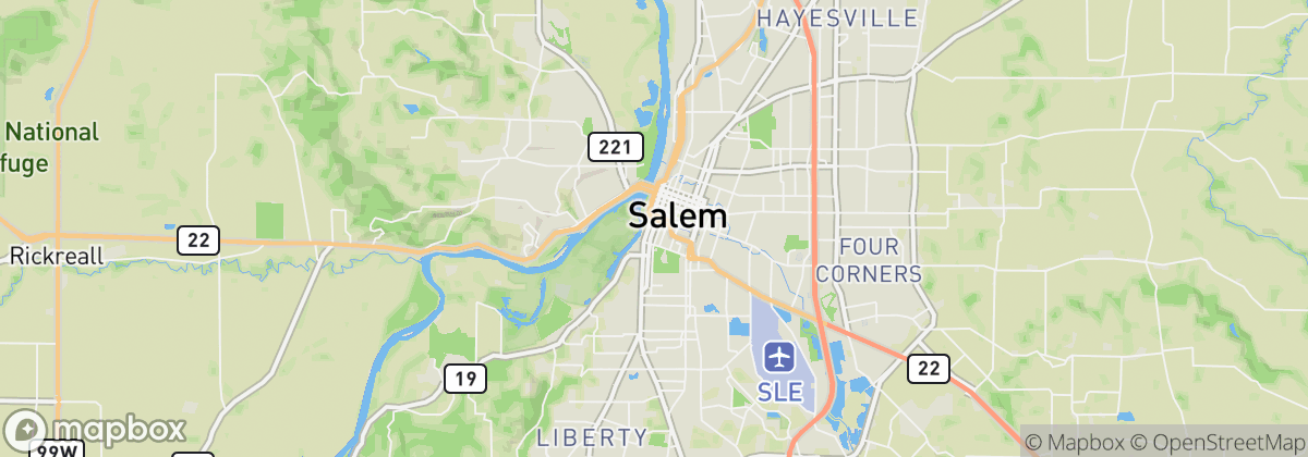 Map: Salem, OR