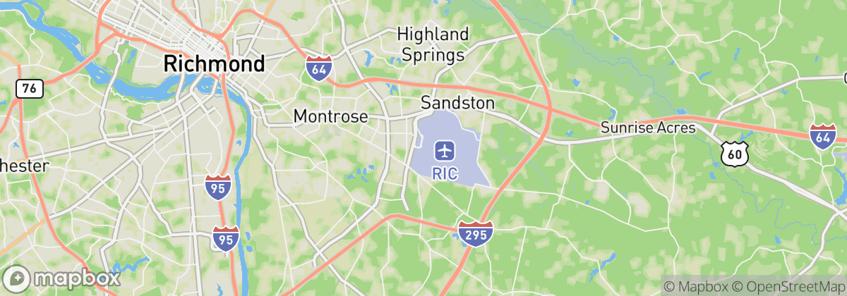 Map: Henrico, VA
