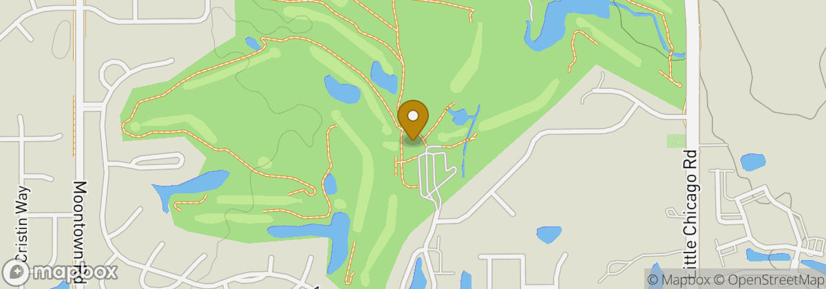 Map location: Pebble Brook Golf Course & Grill