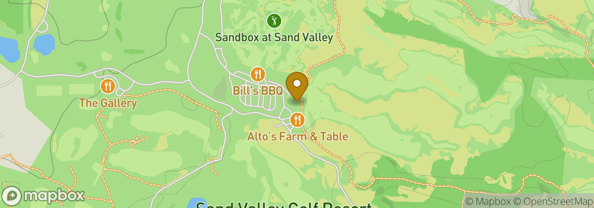 Map location: Sand Valley