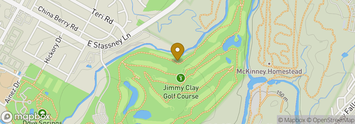 Map location: Jimmy Clay Golf Course