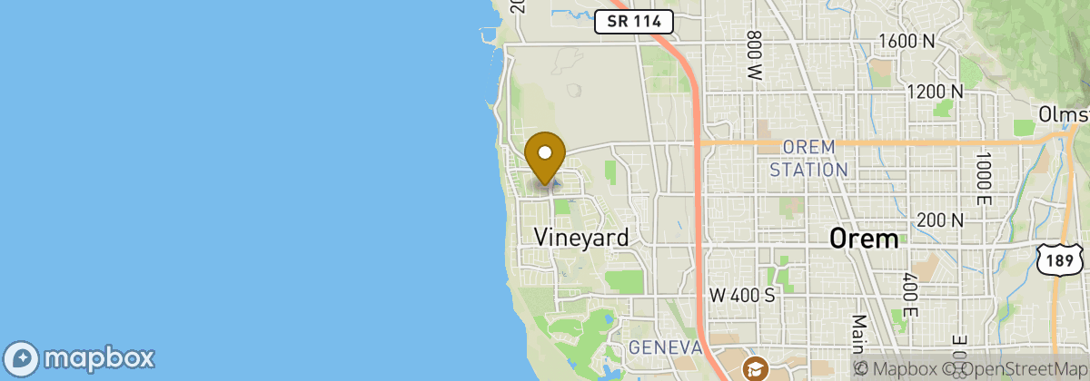 Map location: Topgolf Vineyard, UT