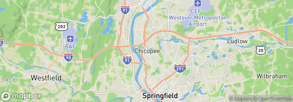 Map: Chicopee, MA