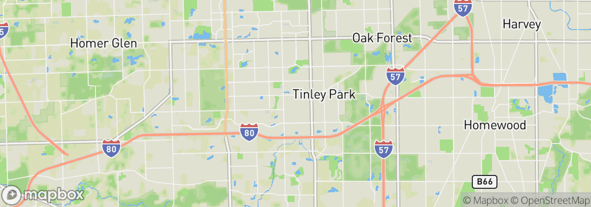 Map: Tinley Park, IL