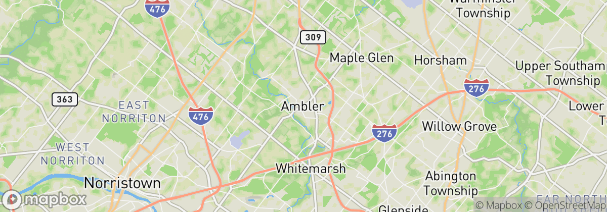 Map: Ambler, PA