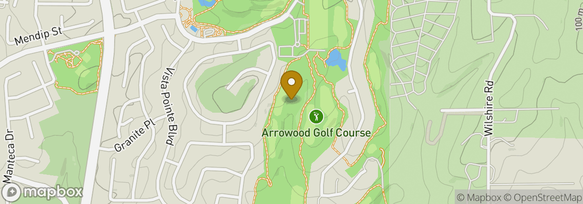 Map location: Arrowood Golf Course