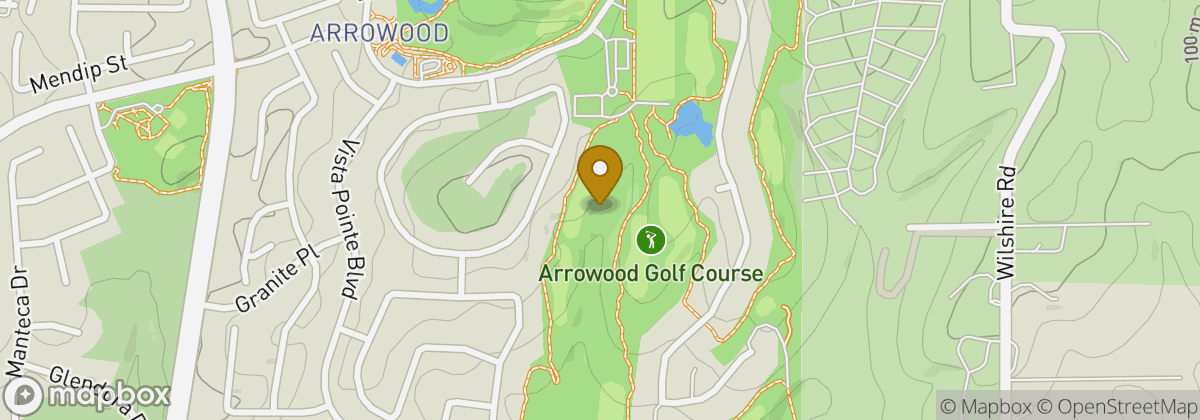 Map location: Arrowood Golf Course