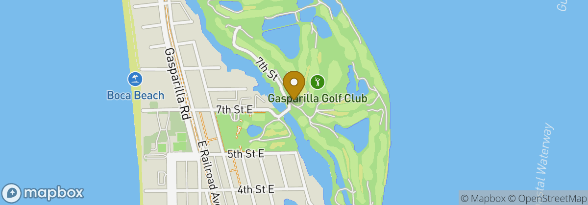 Map location: Gasparilla Golf Club