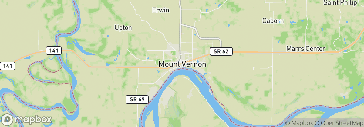 Map: Mt Vernon, IN