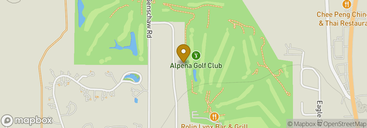 Map location: Alpena Golf Club