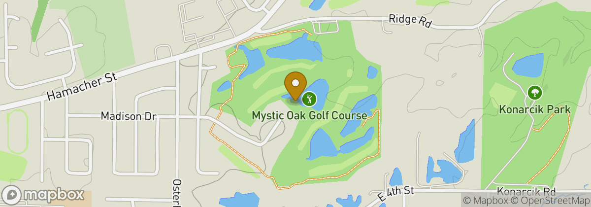 Map location: Mystic Oak Golf Course