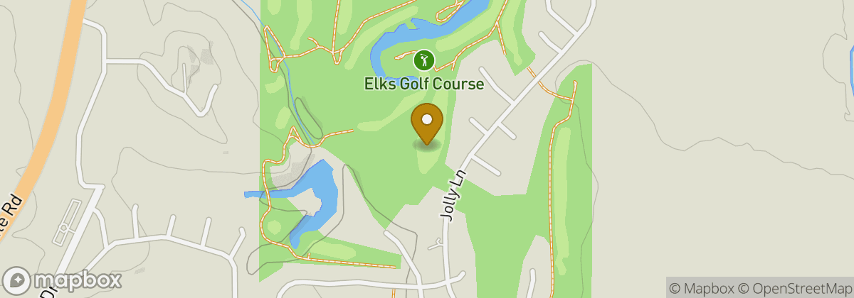 Map location: Elks Golf Course