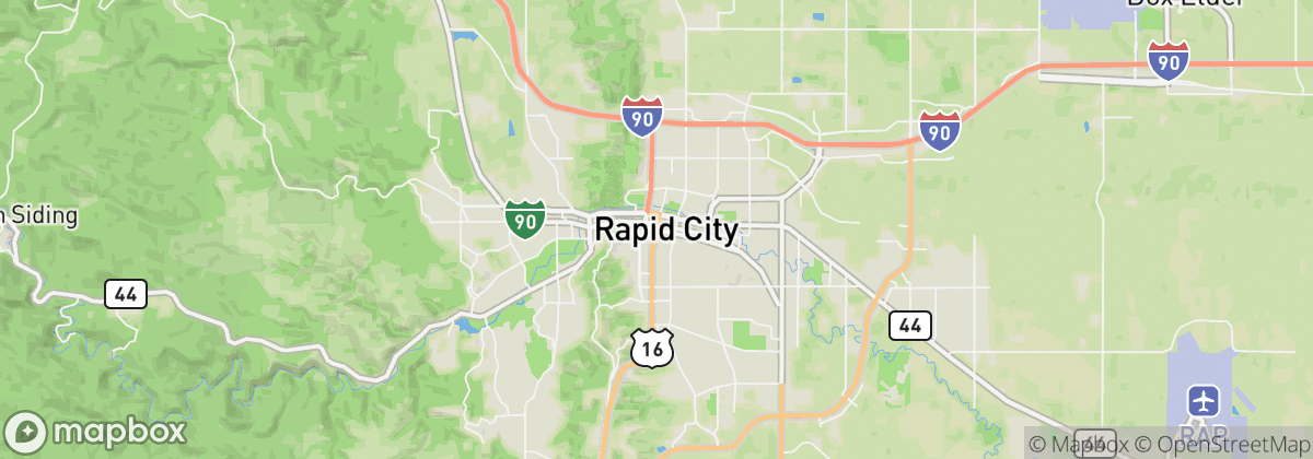 Map: Rapid City, SD
