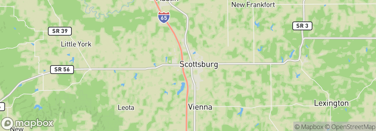 Map: Scottsburg, IN