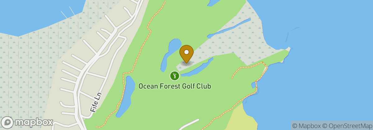 Map location: Ocean Forest Golf Club
