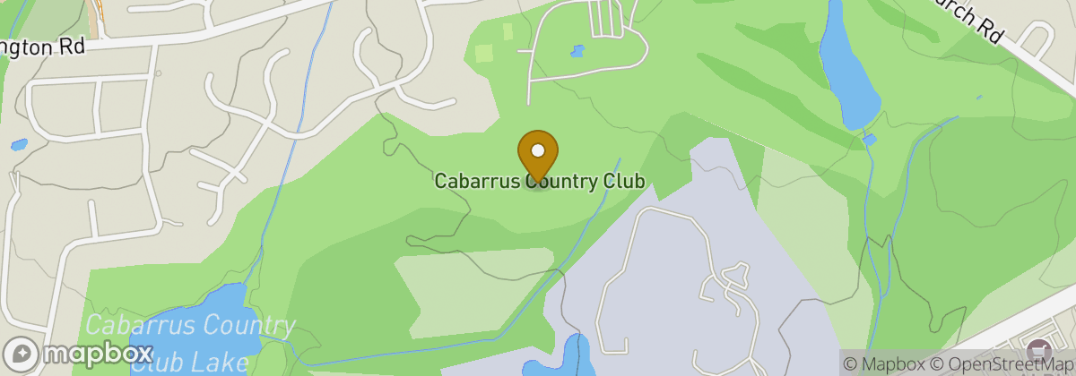 Map location: Cabarrus Country Club