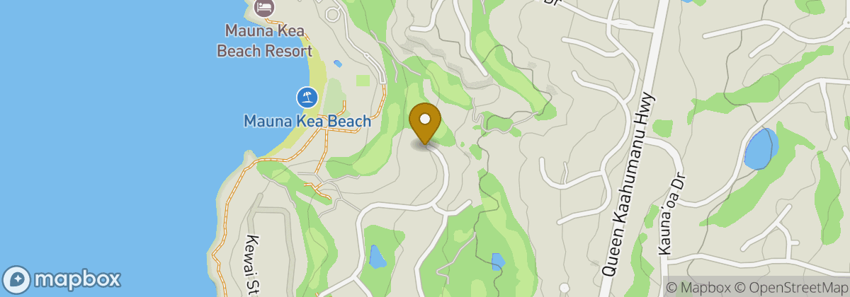 Map location: Mauna Kea Golf Course