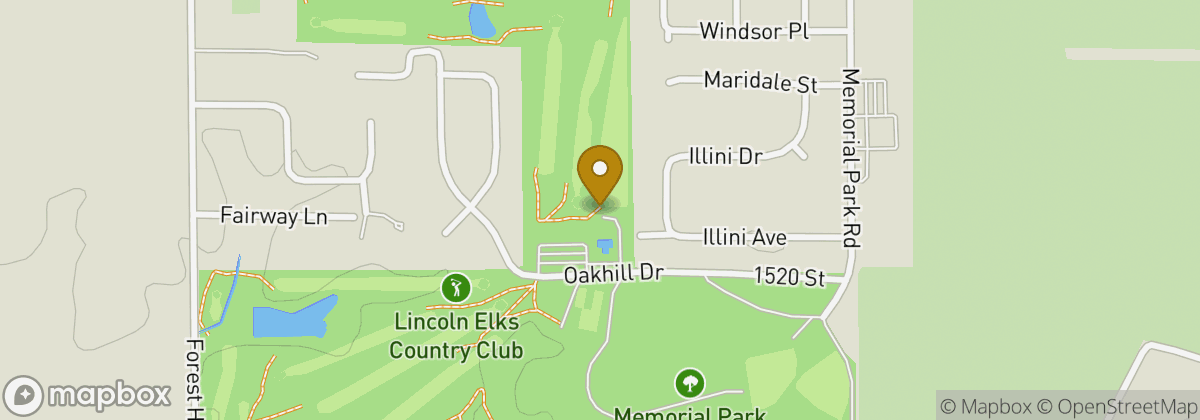 Map location: Lincoln Elks #914 Lodge and Golf Club