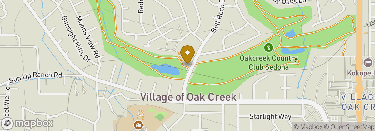 Map location: Oakcreek Country Club