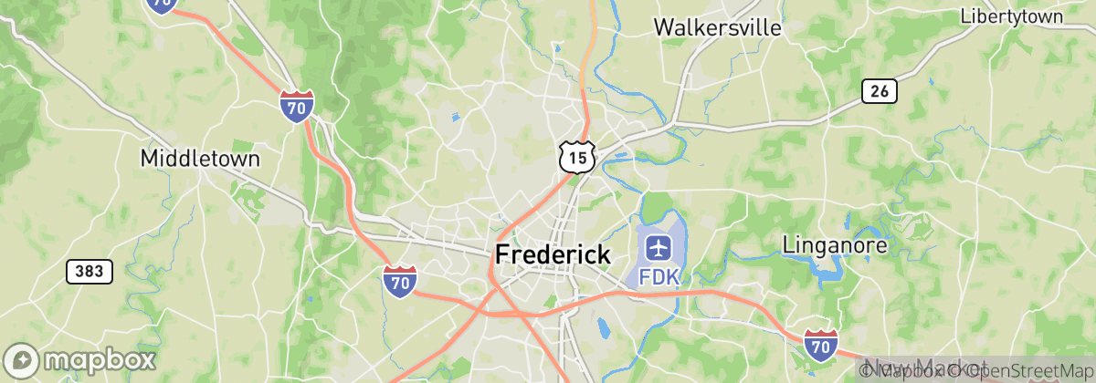 Map: Frederick, MD