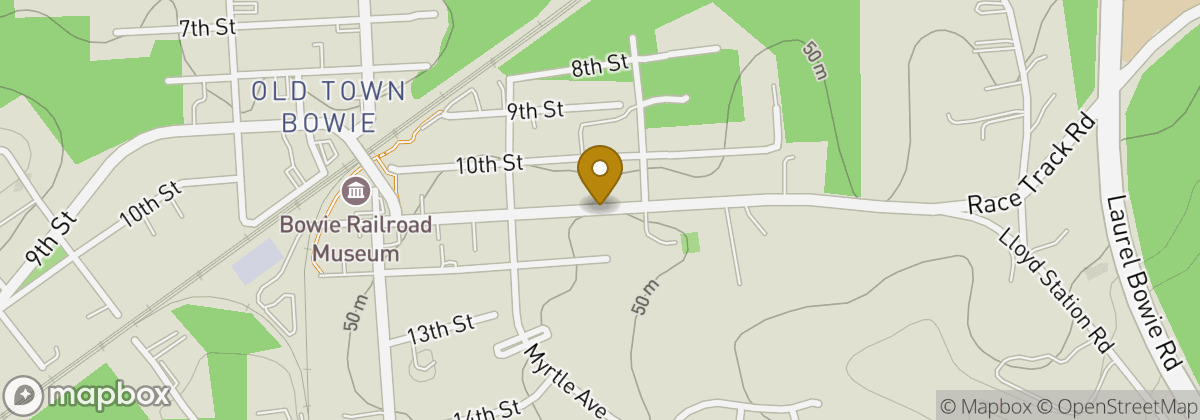 Map location: The Country Club at Woodmore