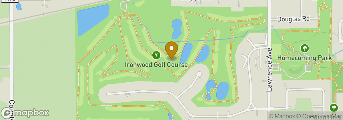 Map location: Ironwood Golf Course