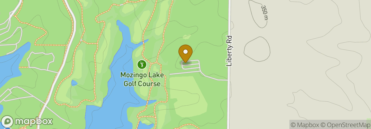 Map location: Mozingo Golf Course at Mozingo Lake Recreation Park