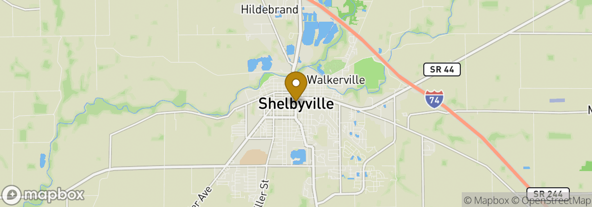 Map location: Shelbyville