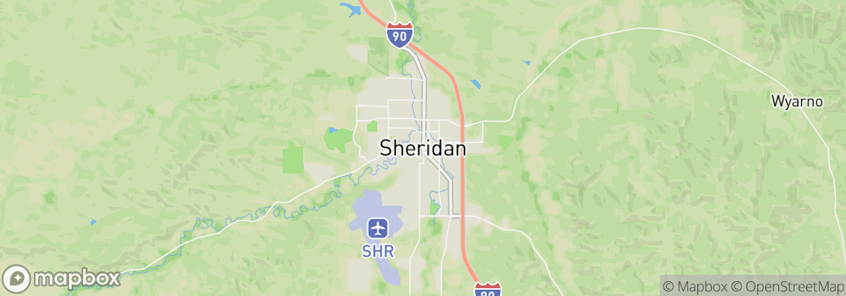 Map: Sheridan, WY