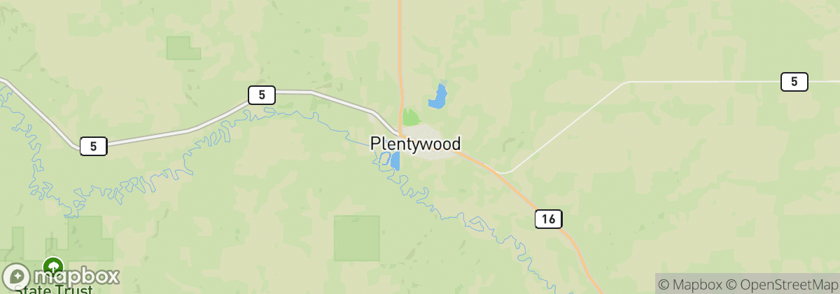 Map: Plentywood, MT