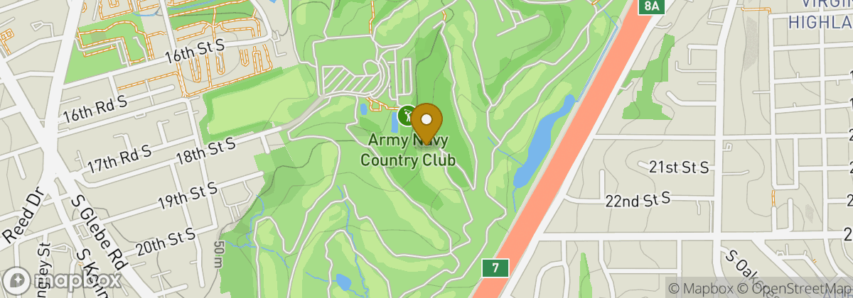 Map location: Army Navy Country Club