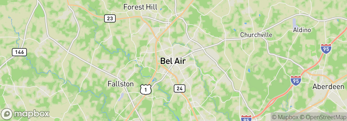 Map: Bel Air, MD