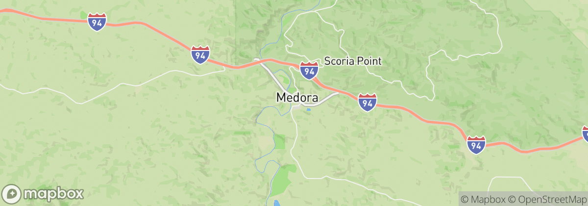 Map: Medora, ND