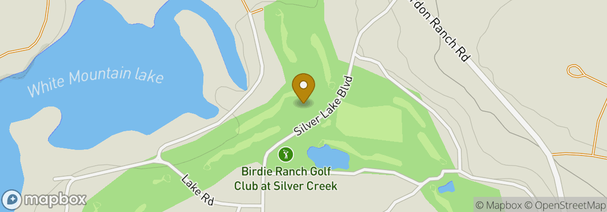 Map location: Birdie Ranch Golf Club at Silver Creek