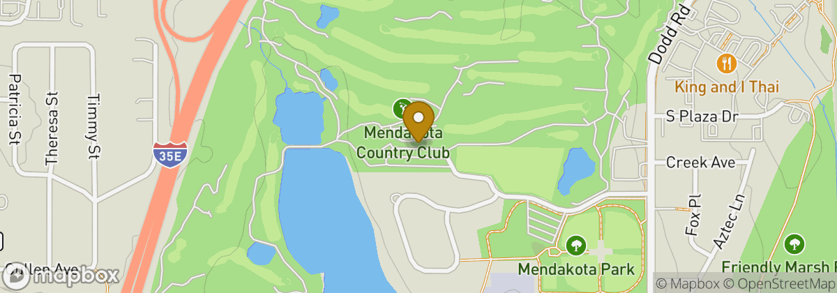 Map location: Mendakota Country Club