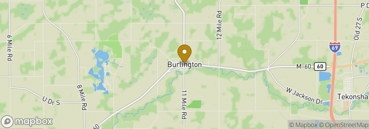 Map location: Burlington